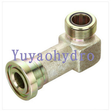 90° Flange Adapters Code 61 Flange to Orfs Tube Fittings